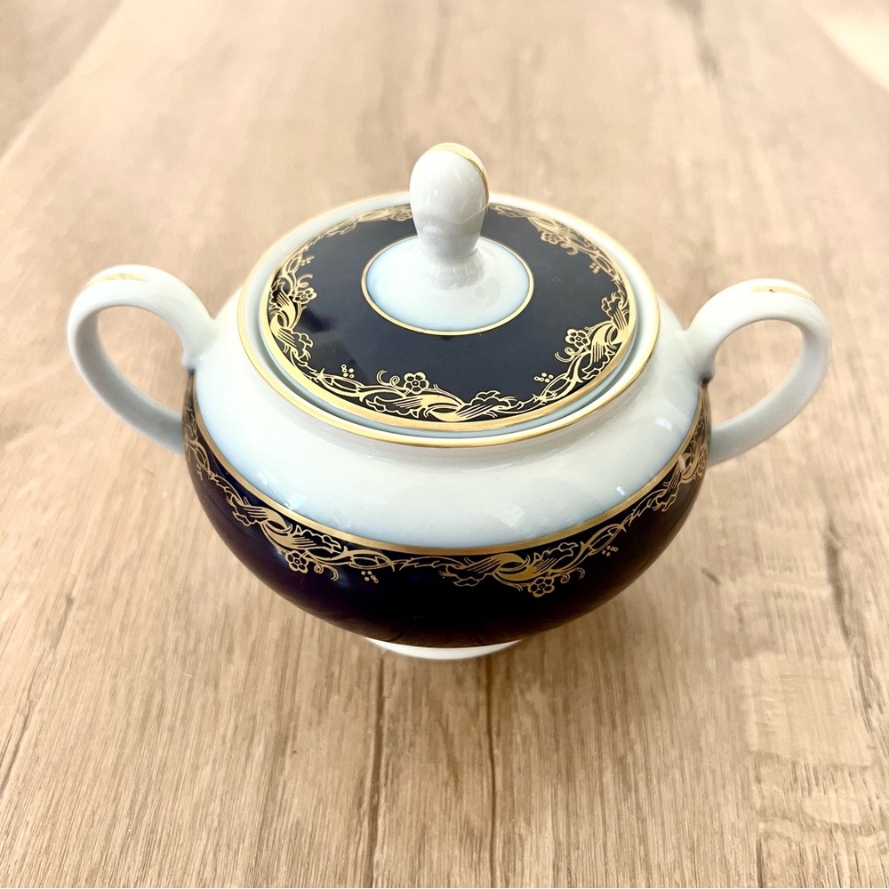 Vtg 1974-82 Rosenthal Frederick The Great, Aida Shape Covered Sugar‎ Bowl Mint